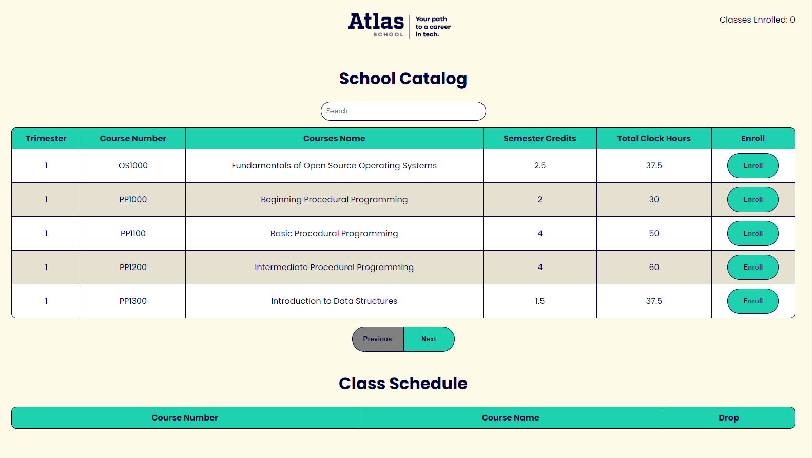 enrollment catalog image